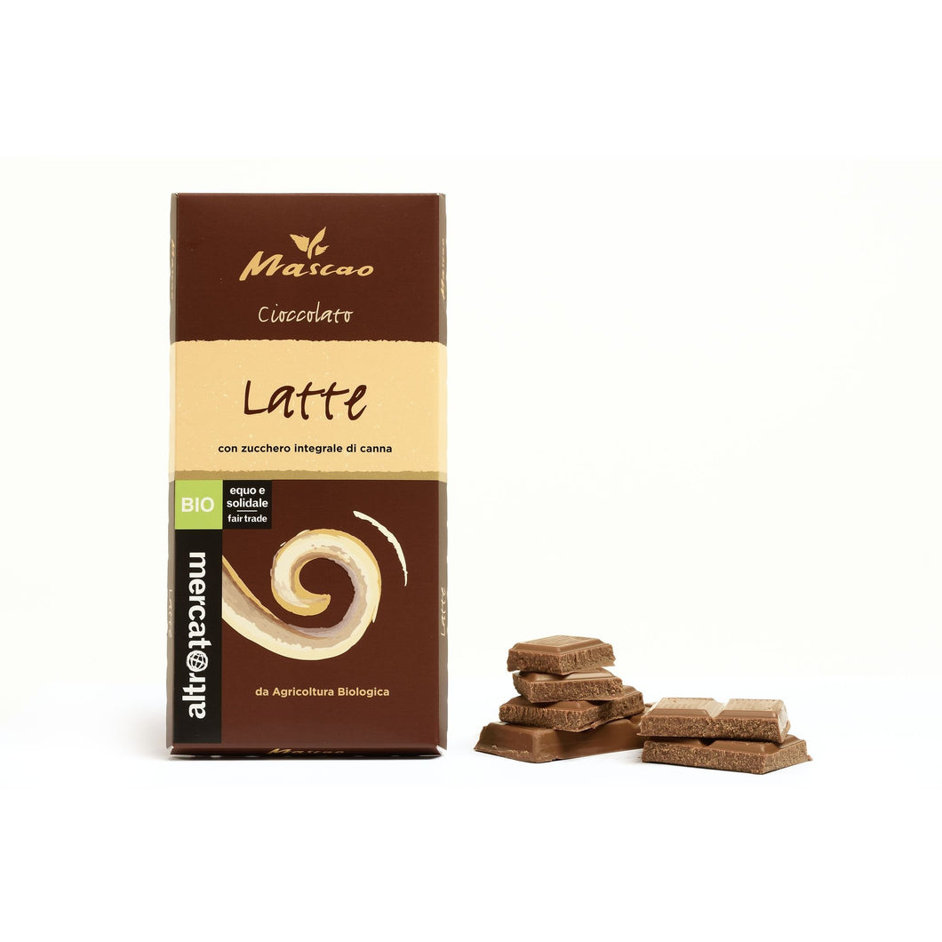 CIOCCOLATO MASCAO AL LATTE - BIO | COD. 00000452 | 100 g